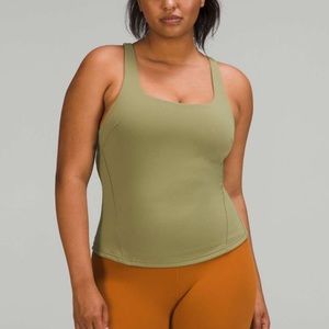 Lululemon InStill Tank Top Bronze Green size 10